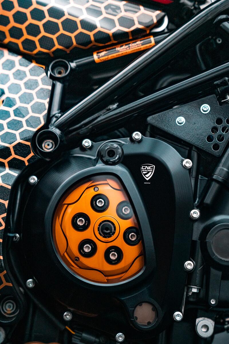 Clear clutch cover Mv Agusta 4 cylinders